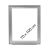 Aluminium textielframe DUBBELZIJDIG 70x100 cm op profiel 49 mm